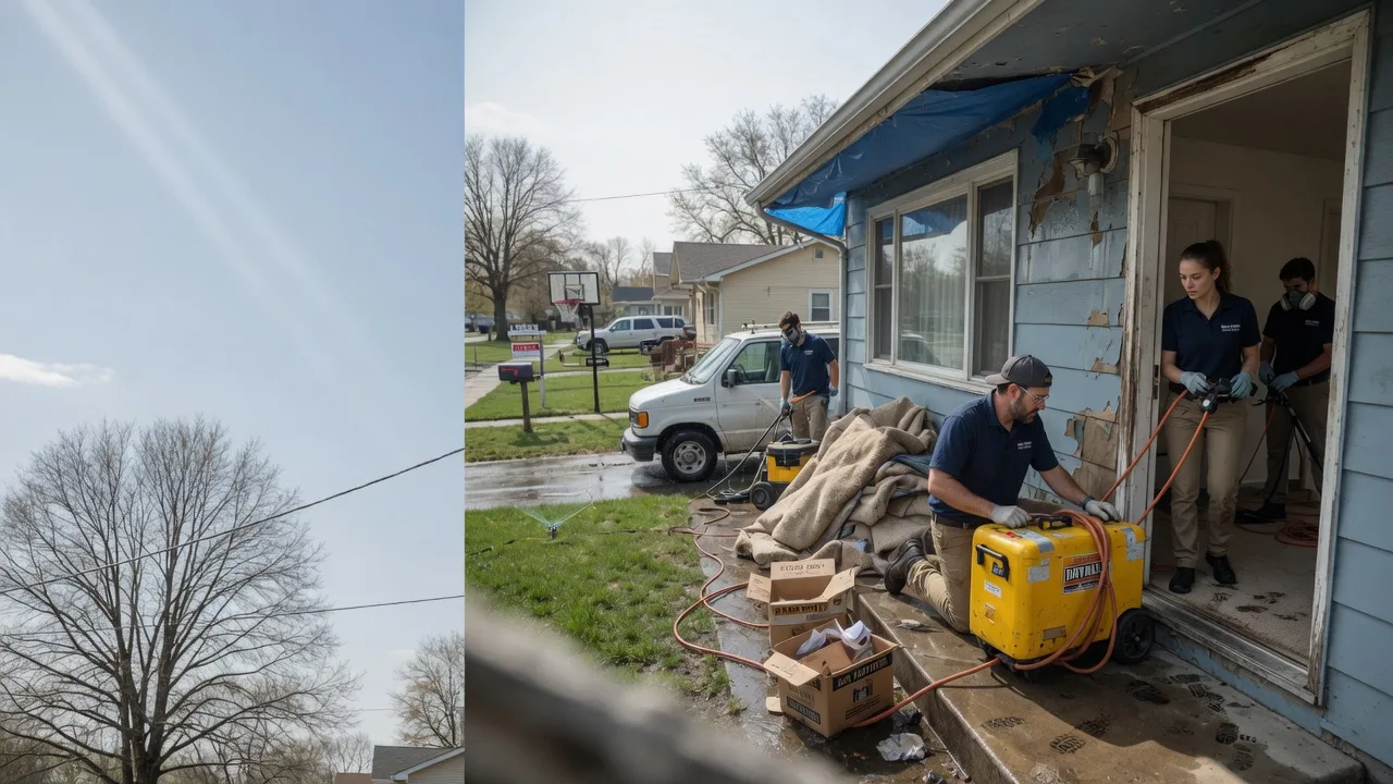 Basement Flood Cleanup in Winston, MO near me